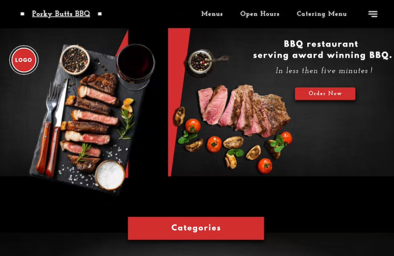 restaurant website